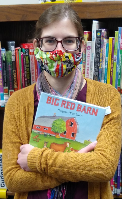Katie with "Big Red Barn"