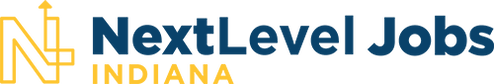 NextLevel Jobs Indiana logo with embedded link