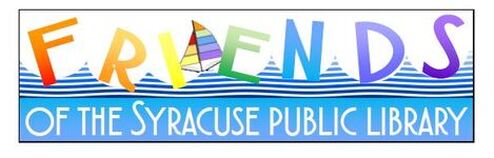 Friends of the Syracuse Public Library Logo with sailboat
