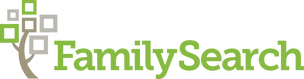 FamilySearch logo with link to its website