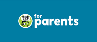 PBS Kids For Parents Logo with URL hotlink